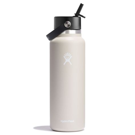 Hydro Flask 40 Oz, Stainless Steel Collar, Wide Mouth Water Bottle, Flask Water Bottle, Wide Mouth Bottle, Gloss Labial, Hydro Flask, Insulated Bottle, Wide Mouth