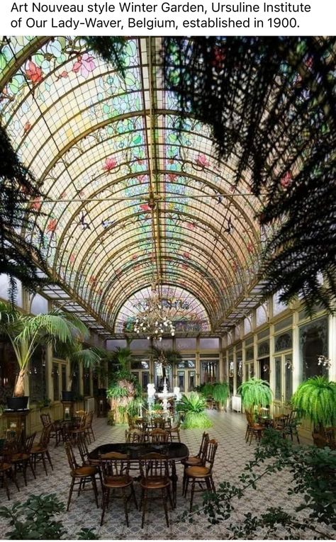 Ancient Cities, Belle Epoque, Winter Garden, Interior Art, Outdoor Design, Our Lady, Botanical Gardens, Garden Furniture, The Winter