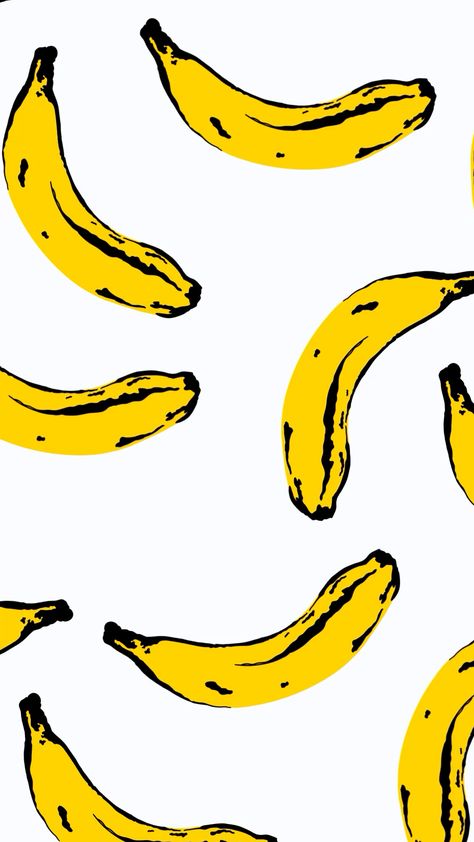 Designed by Cghangeranddesigns Banana Background Wallpapers, Banana Doodle, Banana Aesthetic, Banana Illustration, Savannah Bananas, Banana Design, Background Inspiration, Banana Pattern, Quote Backgrounds