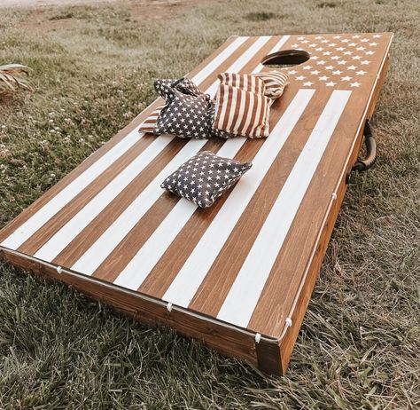 Light Up Corn Hole Boards | Timber & Twine | Home and DIY Blog Corn Hole Boards Designs, Cornhole Boards Designs, Corn Hole Boards, Corn Hole Diy, Board Stand, Pocket Hole Jig, Star Stencil, Corn Hole, Lawn Games