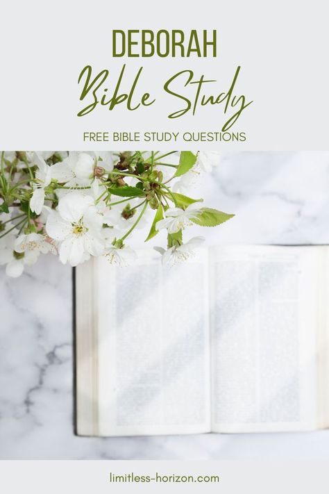 Apostolic Bible Study, Free Bible Study For Women, Deborah Bible, Deborah In The Bible, Kjv Study Bible, Bible Character Study, Bible Summary, Bible Study Questions, Character Studies