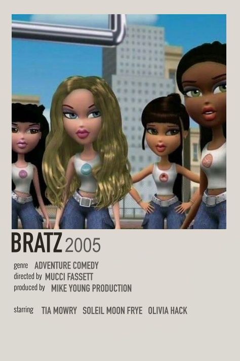 Bratz Movie Poster, Best 2000s Movies, Bratz Poster, Bratz Tv Show, Soleil Moon Frye, Bratz Movie, Tia Mowry, Movies To Watch Teenagers, Most Paused Movie Scenes