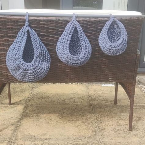 Quick Crochet hanging basket free pattern - Fosbas Designs Crochet Hanging Basket Pattern Free Easy, Crochet Hanging Basket Free, Crochet Hanging Basket Patterns, Crochet Hanging Basket, Crochet Hanging, Temperature Blanket, Yarn Hanging, Basket Pattern, Crochet Potholders