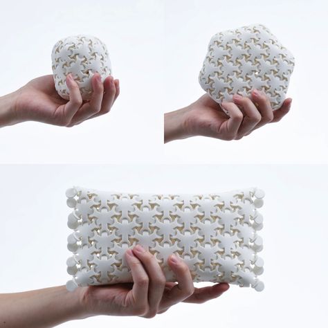 Is This the Future of Packaging? | Yanko Design 3d Printed Packaging, Modular Packaging Design, 3d Printed Bag, 3d Printed Fabric, Tactile Design, Module Design, Reusable Packaging, Eco Packaging, 3d Printed Objects