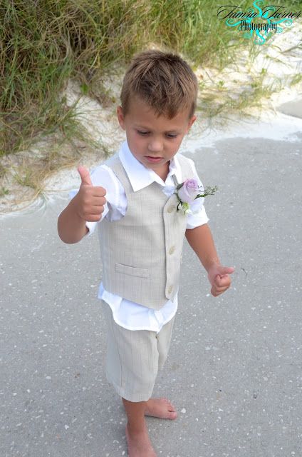 Beach Wedding Ring Bearer via Sunshine Wedding Company Kid Tuxedo, Beach Wedding Attire, Wedding Ceremony Ideas, Wedding Abroad, Wedding Company, Beach Destination Wedding, Wedding Beach, Groom Outfit, Hawaii Wedding