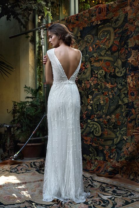 Lihi Hod Wedding Dress, Lihi Hod, Long Train Wedding Dress, White Bohemian, 2016 Wedding Dresses, V Neck Wedding Dress, Bridal Musings, Summer Wedding Dress, Long Wedding Dresses