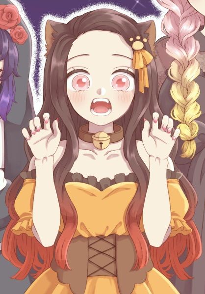 Mitsuri Halloween, Nezuko Halloween, Nezuko Cute, Kawaii Images, Nezuko Chan, Kawaii Chan, Animes Memes, Birthday Icon, Anime Paper