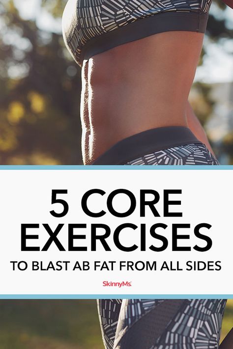 Getting rid of belly fat can feel hopeless, but we created this workout using five Core Exercises To Blast Fat From All Sides. Stomach Rolls, Low Glycemic Bread, Side Workouts, Banana And Honey, Low Glycemic Foods, Belly Fat Overnight, Ab Exercises, Core Exercises, Fat Workout