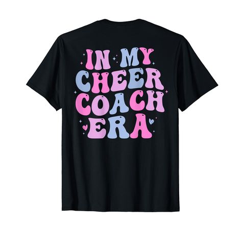 PRICES MAY VARY. This retro groovy In my cheer coach era women is a cheer coach must haves makes a funny best appreciation birthday gifts for cheer coach for women and men, cheer coach gift tags and ideas for women, mom, mother, grandma, nana, auntie, sister on mothers day To match your cheer coach bag essentials, cheer coach cheerleading planner 2023-2024, cheer coach backpack for women, complete your cheerleading coach essentials by this pink cute cheerleading coach outfit gift idea for cheerl Cheerleading Football, Cheer Coach Gifts, Sport Mom, Cheer Coach, Mom Era, Cheer Mom, Football Mom, On Back, Game Day