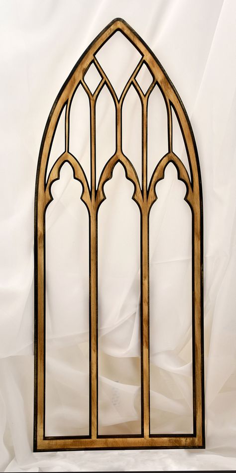 Gothic Arched Windows, Gothic Arch Window, Gothic Window Painting, Gothic Windows Architecture, Gothic Cathedral Window, Gothic Windows Drawing, Church Window Tattoo Design, Window Frame Designs, Church Window Tattoo