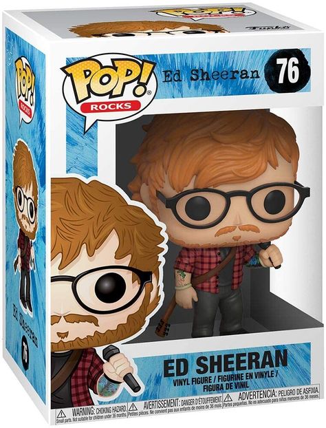 Funko Pop : Figurine du chanteur Ed Sheeran - Idées Cadeaux Insolites | L'Insolitus Funny Notes From Kids, Cyberpunk Photoshoot, Pop Figurine, Funko Pop Dolls, Funk Pop, Funko Pop Collection, Pop Dolls, Funko Pop Figures, Pop Figures