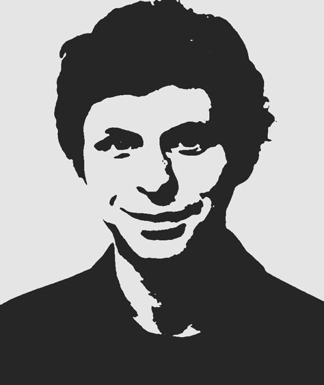 #michaelcera #stencils Shirt Stencil, Black And White Stencil, Portrait Stencil, Band Stencil, Grunge Stencil, Deftones Stencil, Movie Stencil, Scarface Stencil Art, Punk Stencil