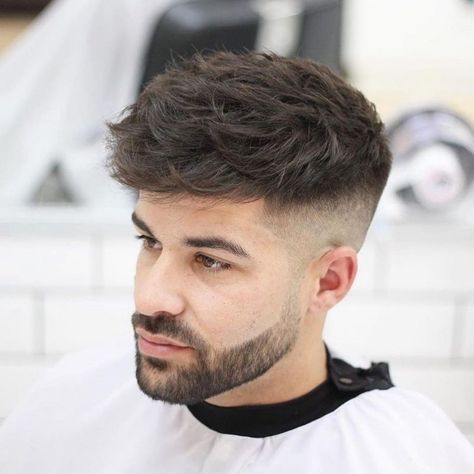 Very Short Hair Men, Hair Types Men, Mid Fade Haircut, Mens Haircuts Short Hair, Mens Hairstyles Fade, Mid Fade, Men Haircut Curly Hair, Wavy Hair Men, Mens Hairstyles Thick Hair