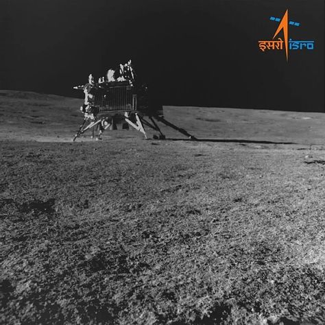 Chandrayaan-3 Pragyan rover images Vikram… | The Planetary Society Moon Rover, Space Rover, Chandrayaan 3, 3 Moon, Indian Space Research Organisation, Australian National University, University Of Colorado Boulder, Beyond Borders, Moon Surface