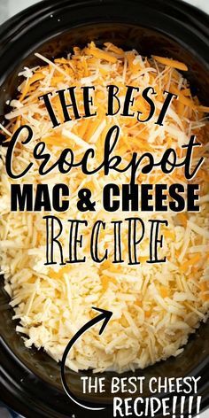 This homemade crockpot mac and cheese recipe comes together beautifully in your slow cooker. This is no ordinary crockpot mac and cheese recipe because it’s extra creamy and full of flavor thanks to an amazing combo of milk, seasonings, plus cheddar and parmesan cheese. Best Crockpot Mac And Cheese, Mac And Cheese Easy Recipe, Crockpot Mac And Cheese Recipe, Mac N Cheese Crockpot, Mac And Cheese Easy, Crockpot Mac N Cheese Recipe, Recipe Healthy Dinner, Best Mac N Cheese Recipe, Easy Mac N Cheese