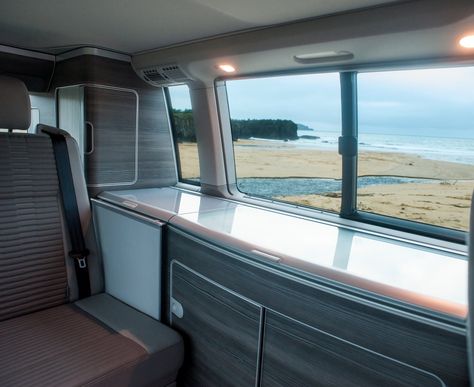 VW California Ocean campervan review: ‘This van is amazing’ | Technology | The Guardian Vw California Ocean, Vw California Camper, T6 California, Volkswagen Camper Van, Vw California, Camper Organization, California Camping, Volkswagen Camper, Build A Camper Van