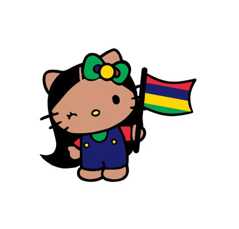 Mauritius Flag, Sanrio Aesthetic, Kitty Pfp, Hello Kitty Wallpaper Hd, Walpaper Hello Kitty, Kitty Art, Hello Kitty Backgrounds, Hello Kitty Art, Kitty Wallpaper