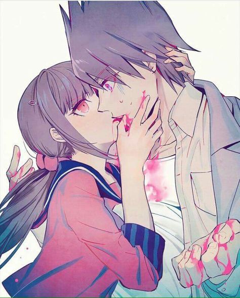 Maki Harukawa x Kaito Momota // New DanganRonpa V3 Killing Harmony Danganronpa Maki X Kaito, Maki X Kaito, Kaito X Maki, Kaito Momota, Maki Harukawa, Saw V, Hope's Peak Academy, Danganronpa Ships, Izuru Kamukura