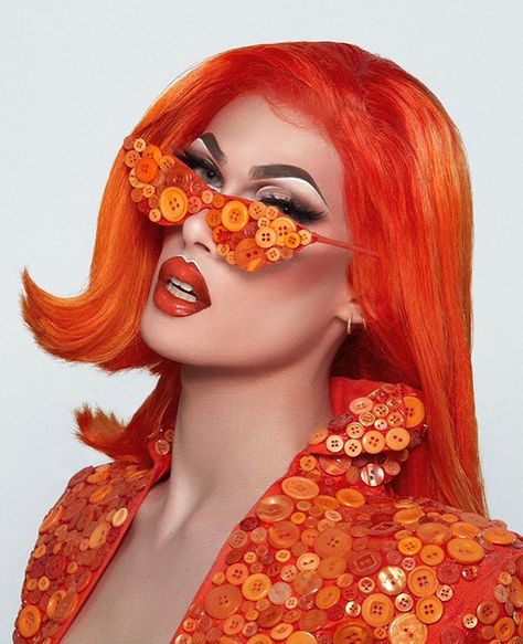 Drag Art, Gigi Goode, Magic Fingers, Rupaul Drag Queen, Drag Make-up, Drag Queen Makeup, Paper Fashion, Drag Makeup, Queen Makeup