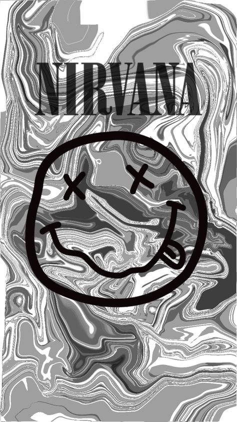 Nirvana Logo Wallpaper, Nirvana Wallpaper, Arte Ganesha, Nirvana Art, Nirvana Logo, Nirvana Poster, Nirvana Music, Rock Band Logos, Rock Band Posters