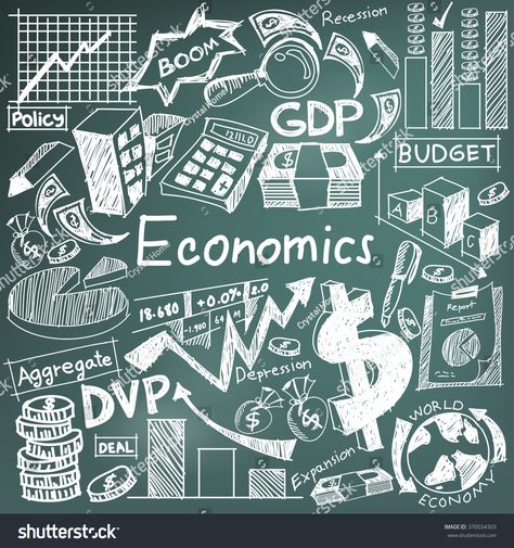 Economics Poster, Teaching Economics, Economics Project, Project Cover Page, Laundry Symbols, Doodle Icon, Visual Thinking, Black Wall Art, 5 Anime