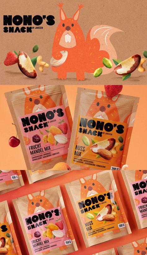 Fruit Snack Packaging, Nuts Packaging Design Creative, Snack Packaging Design Creative, Nuts Packaging Ideas, Nuts Branding, Snack Packaging Ideas, Nuts Packaging Design, Mixed Nuts Packaging, Snack Poster