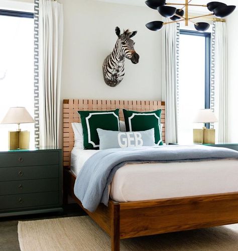 Oyster Creek Studios 🐚 on Instagram: “a little back story on this room... i saw this zebra 🦓 🦓 head in a random store about 9 months ago and i thought it was quirky but so cool!…” Oyster Creek Studios, Biscuit Home, Big Boy Bedrooms, Big Kids Room, Green Border, Big Boy Room, Boys Bedrooms, Sofa Shop, Boys Room