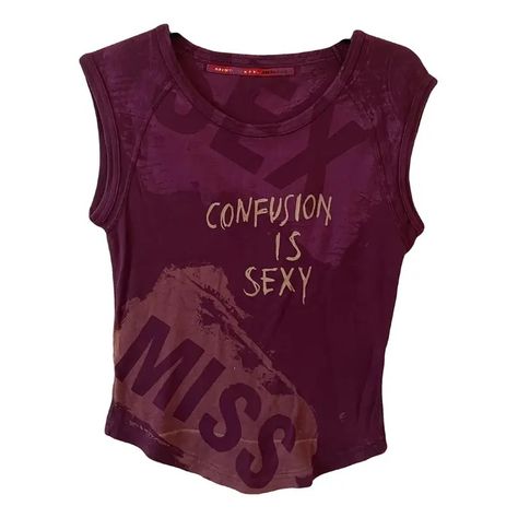 Top MISS SIXTY Purple size 10 UK in Cotton - 41663558 Miss Sixty, Tops For Women, Women Tops, Diva, Second Hand, Online Store, Size 10, Womens Tops, Wardrobe