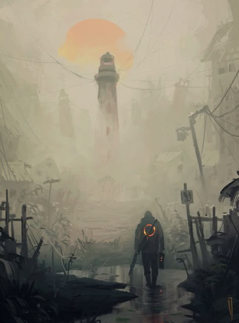 ArtStation - Ahead, Ismail Inceoglu Ismail Inceoglu, Art Apocalypse, Dystopian Art, Apocalyptic Art, Post Apocalyptic Art, Apocalypse Aesthetic, Apocalypse Art, The Longest Journey, 다크 판타지