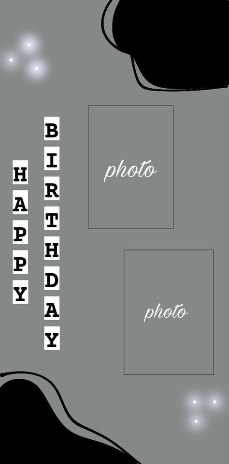 Happy Birthday My Brother, Happy Birthday Icons, Happy Birthday Black, Birthday Icon, Birthday Captions Instagram, Birthday Collage, Happy Birthday Wallpaper, Happy Birthday Template, Friend Birthday Quotes