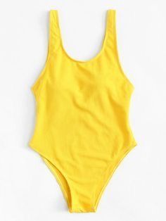 Yellow Swimsuit, Tank Swimsuit, Swimsuit Shein, Hot Swimwear, Swimsuit Fashion, Beachwear For Women, Yellow Fashion, One Piece For Women