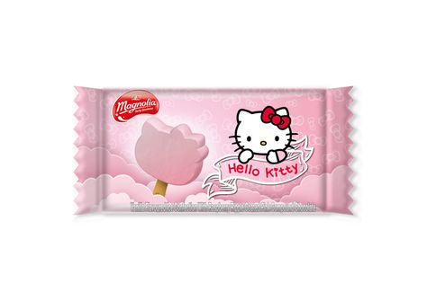 F&N Magnolia launches limited edition Hello Kitty Ice Cream Stick with FREE Lunch Bag Promotion from Oct 20 | Great Deals Singapore Ice Cream Painting, Raspberry Ripple, Ice Cream Stick, Ice Cream Bowl, Sanrio Characters, Hello Kitty Wallpaper, Magnolia, Hello Kitty, Ice Cream