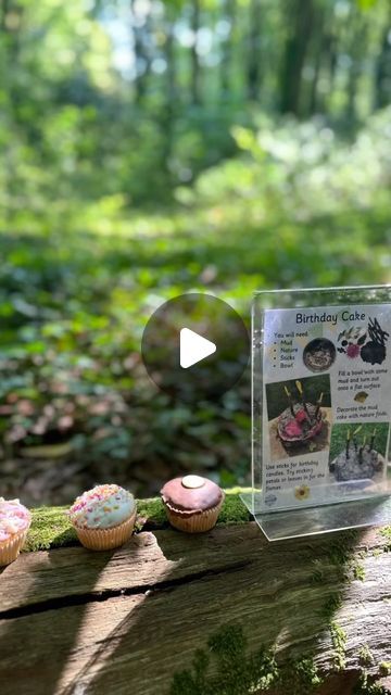 Sam Goldsworthy on Instagram: "🍃 FOREST SCHOOL MEETS HYGGE BIRTHDAY 🎂 

Our birthday celebration continued into our forest school session today where we made muddy birthday cake using the nature around us

They used mud, leaves, sticks and saw dust to create their perfect bake even with candles! 

#samgoldsworthychildmindingplayideas #earlyyearsideas #thisisearlyyears #eyfs #eyfsinspiration #handsonlearning #mudplay #muddyplay #outdoorclassroom #forestschoolideas #forestschool #forestschoolleader" Hygge Birthday, Childminding Ideas, Saw Dust, Our Birthday, School Leader, Outdoor Classroom, Forest School, The Nature, Birthday Celebration