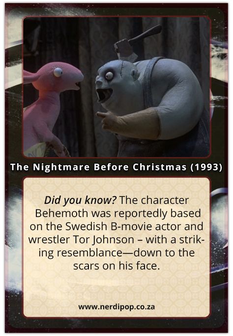 Nightmare Before Christmas Theories, Nightmare Before Christmas Facts, Christmas Fun Facts, Christmas Facts, Nightmare Before Christmas Characters, Tim Burton Art, Christmas Trivia, Tim Burton Films, The Nightmare Before Christmas