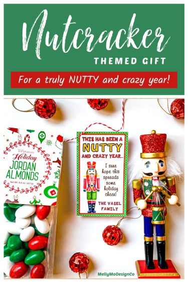 Nutcracker Themed Gifts, Nutcracker Gifts For Dancers, Nutcracker Gift Ideas, Nutcracker Sayings, Nutcracker Basket, Bunco Christmas, Nutcracker Table, Referral Gifts, Nutcracker Gifts