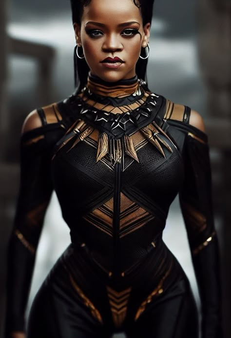 Wakanda Costumes Women, Black Panther Outfit Ideas Women, Wakanda Costumes, Wakanda Inspired Outfits, Black Panther Suit Design, Wakanda Costume, Wakanda Fashion, Black Panther Women, Female Black Panther