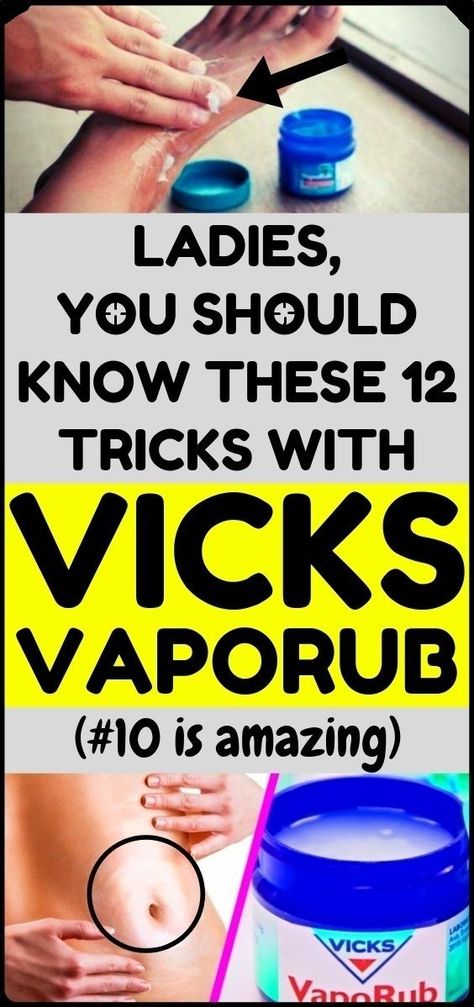 Ladies, Use These 12 Tricks with Vicks Vaporub and You Will Be Thankful Later! - Health and Fitness #readyforten Vaporub Uses, Stop Coughing, Vicks Vapor Rub, Vicks Vapor, Cold Remedy, Vicks Vaporub Uses, Uses For Vicks, Vapor Rub, Healing Remedies