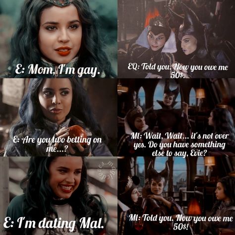 Decendants Fan Art, Mal X Evie Ship Fanart, Mal X Evie Ship, Descendants Genderbend, Disney Descendants Cast, Descendants Ships, Descendants Mal And Ben, Disney Descendants Characters, Easy Tattoos To Draw