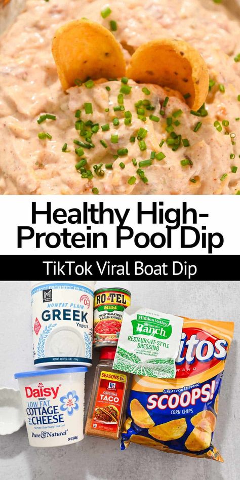 Healthy Carb Snacks Clean Eating, Best Healthy Dip Recipes, Healthy Nacho Dip, Dump Dip Recipe, Keto Hot Dips, Tuna Dip Healthy, Healthy Pitch In Food Ideas, High Protein Snacks Bariatric, Healthy Lunches High Protein