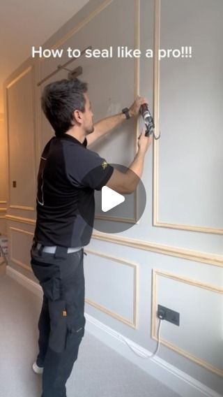 Mike Jones on Instagram: "Easy?  Ok so this takes quite a bit of practice to get it right and as you can see I get plenty of it! Hopefully these tips help you a little…  How awesome is my WORKWEAR…?!   Check out @hultaforsgroup.ie @Snickersworkwear for more.  #SWWcollab.   #tips #tipoftheday #toptips #toptip #how #howto #howtowear #help #diy #diyhomedecor #diycrafts #diyprojects #renovationjourney #renovation #hack #hacks #lifehacks #doityourself #homedecor #decoração #decoratingtips #decorating #wood #woodworker #panellingperfect_ni #panelling #panel #paint #painting" Chase And Status, Wall Panel Molding, Luxury Architecture, White Molding, Hacks Lifehacks, Wall Paneling Diy, Wall Art Diy Paint, Bench Decor, Panel Moulding