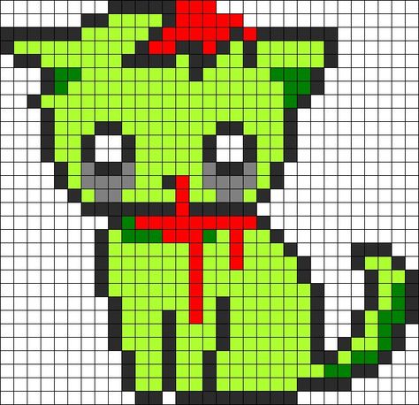 1000+ ideas about Pixel Art Grid on Pinterest | Pokemon Perler ... 2000s Pixel Art, Kandi Perler Beads, Small Melty Bead Ideas, Album Cover Pixel Art, Pixel Art Chat, Grille Pixel Art, Zombie Kitty, Image Pixel Art, Pixel Art Minecraft