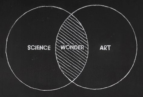 2011-03-08-Science_Wonder_Art Wonder Art, Venn Diagram, Liberal Arts, Science Art, Art Therapy, The Words, Circles, Vision Board, We Heart It