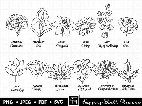 Birth Flower Tattoo Design, Hugging Line Art Birth Flowers, Mom and Son Personalized Tattoo Design, Mom and Daughter Tattoo, Bouquet Tattoo - Etsy UK Hugging Line Art, Mom And Daughter Tattoo, Tattoo Bouquet, Tattoo For My Son, Tiny Wrist Tattoos, Daughter Tattoo, Family Tattoo Designs, Minimal Tattoo Design, Bouquet Tattoo