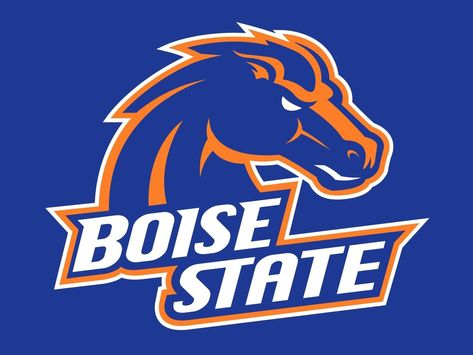 Diving Logo, Dark Logo, Boise State University, Boise State Broncos, Sports Team Logos, Boise State, University Logo, All Sports, Vector Logos