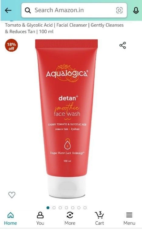 Face Wash is suitable for all skin types. #cleansingsteps #skincareproduct #skincaremusthaves #detan #facewash #clearskin #skincareroutine #cleanser