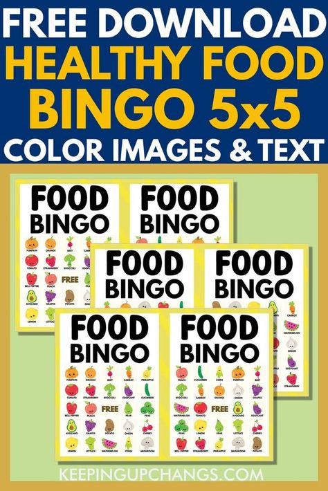 Food Bingo, Food Birthday Party, Bingo Pictures, Wedding Gathering, Bingo For Kids, Word Bingo, Nutrition Activities, Food Party, Healthy Groceries