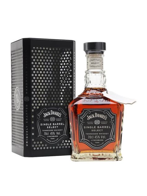 A bottle of Jack Daniel's Single Barrel – a richer variation of Jack Daniels, with less sweetness and more power than the No.7 – presented in a stylish tin cage. A favourite in bars, this is a must... Honey Facts, Jack Daniels Single Barrel, Glass Packaging, Honeycomb Paper, Tennessee Whiskey, Jack Daniels Whiskey Bottle, Jack Daniels, Stone Settings, Whiskey Bottle