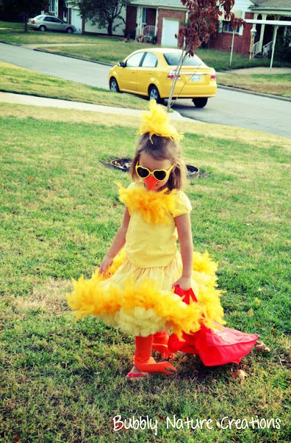 No Sew Halloween Costume Ideas... Peacock, Cool Chick and Bunny - Sprinkle Some Fun Duck Halloween Costume, Sew Halloween, Shrek Jr, Sew Halloween Costume, Cat Costume Diy, Duck Costume, Stage Management, Duck Costumes, Chicken Costumes