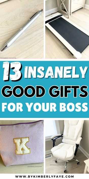 This guide is packed with 13 insanely good gifts for your boss that leave a lasting impression, gifts for your boss, gifts for your boss woman, gifts for your boss men, gifts for your boss woman ideas Boss Gift Ideas Men, What To Get Your Boss For Christmas, Gifts For Your Boss Woman, Gift Ideas For Boss Lady, Boss Gifts Diy, Gifts For Boss Woman, Gift For Boss Woman, Gifts For Employees From Boss, Christmas Gifts For Boss