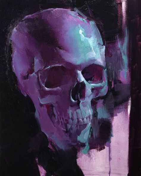 Skull Oil Pastel, Dark Oil Pastel Art, Abstract Art Oil Pastel, Frat Banner, Skull Mariachi, Skulls Painting, Skull Studies, Bones Painting, Painting Moodboard